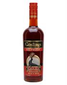 Goslings 151 Proof Black Seal Bermuda Rum 75.5 percent alcohol and 70 centiliters
